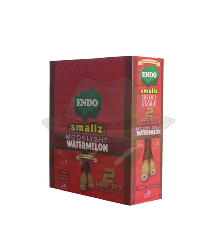 Endo Smalls Organic Wrap With 2 Wood Tips Watermelon Rolling Papers