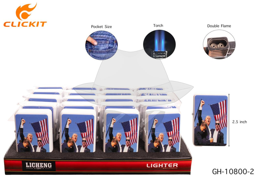 Gh 10800-2 Clickit Torch&Flame Lighter -20Ct