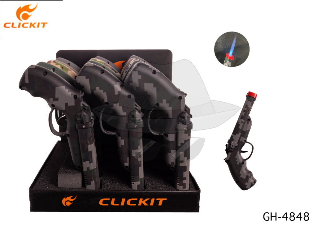 Gh-4848 Clickit Torch Display(15Ct) Lighter