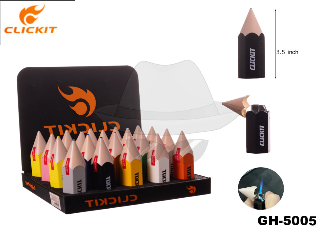 Gh-5005 Clickit Torch Display(20Ct) Lighter