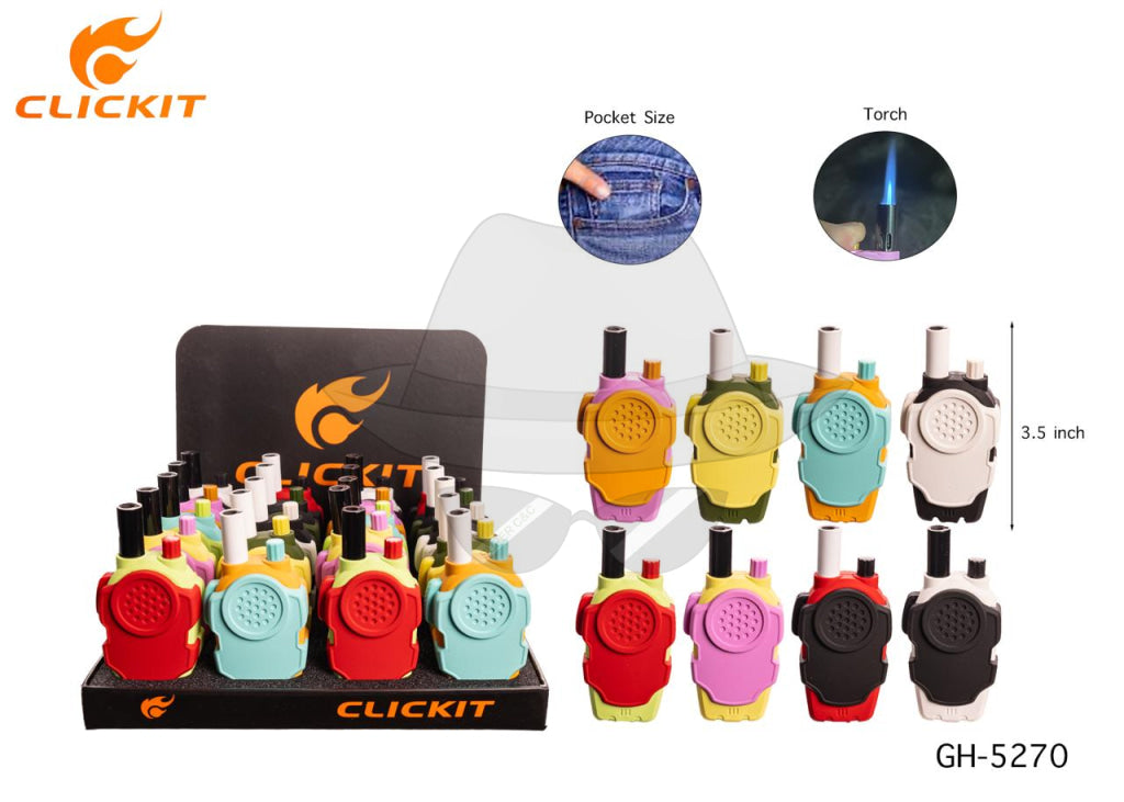 Gh-5270 Clickit Torch&Flame Lighter -20Ct