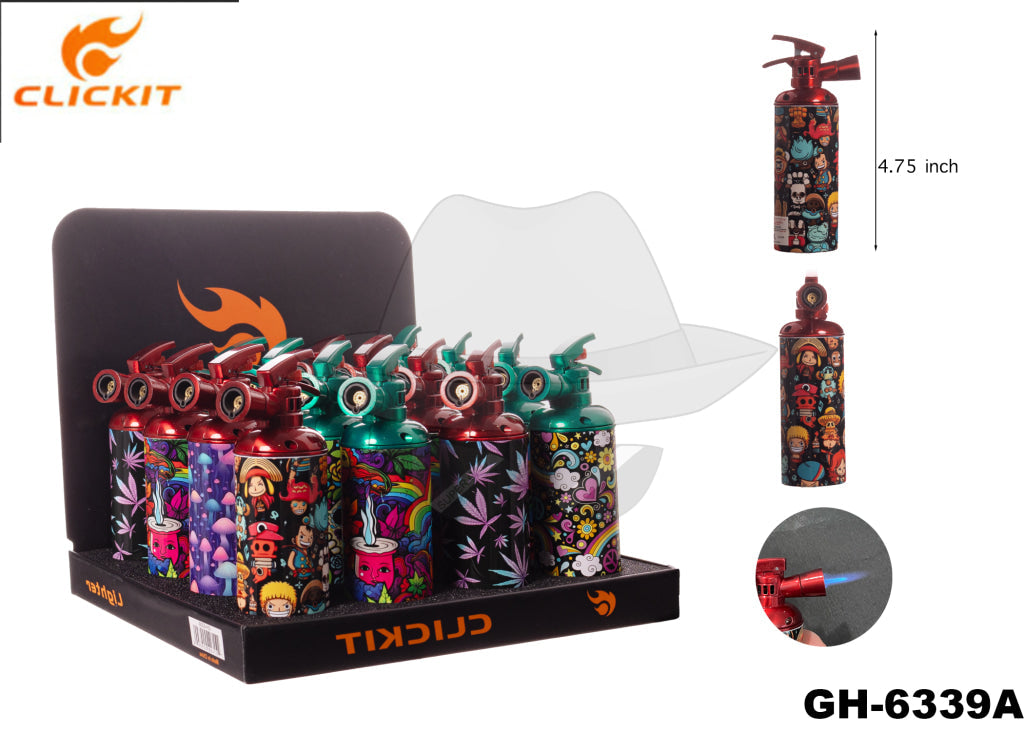 Gh-6339 Clickit Torch Display(16Ct) A Lighter