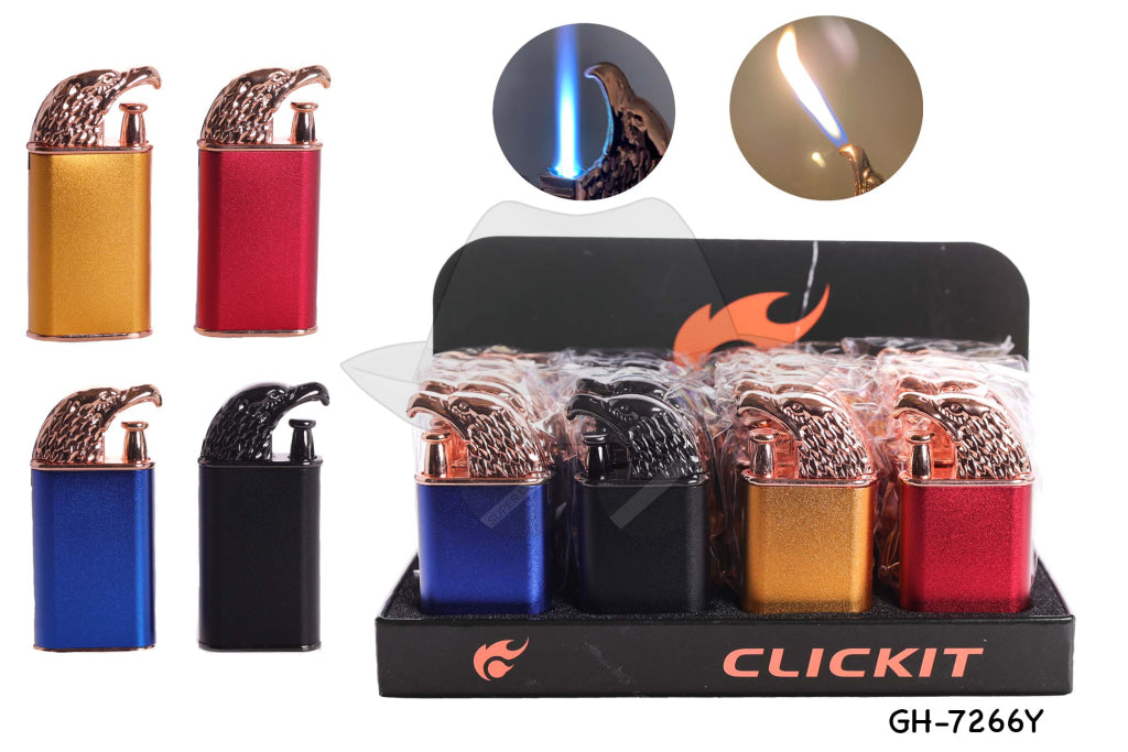 Gh-7266Y Single Torch&Flame Lighter-20Ct Lighter