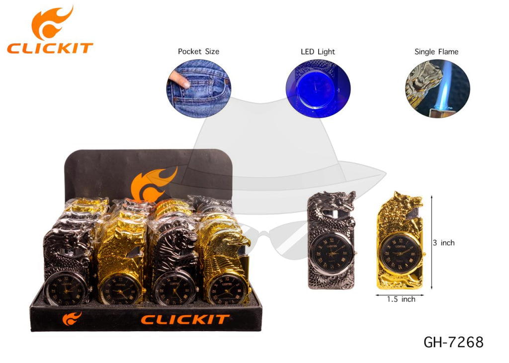 Gh-7268 Clickit N Lighter - 20Ct