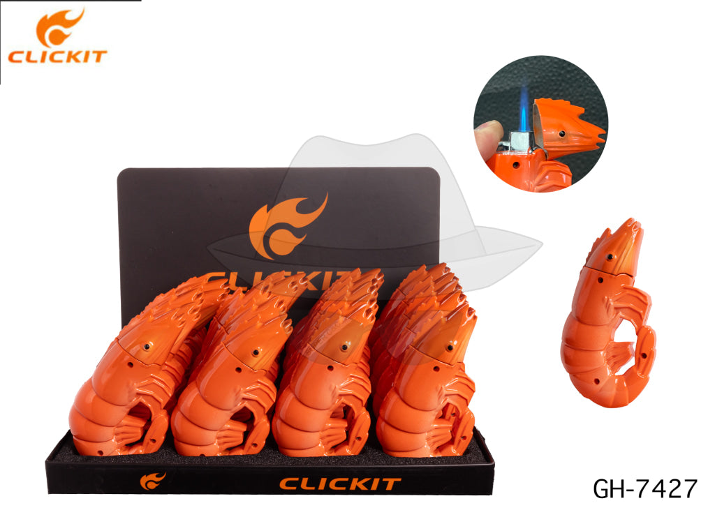 Gh-7427 Clickit Torch Display(20Ct) Lighter