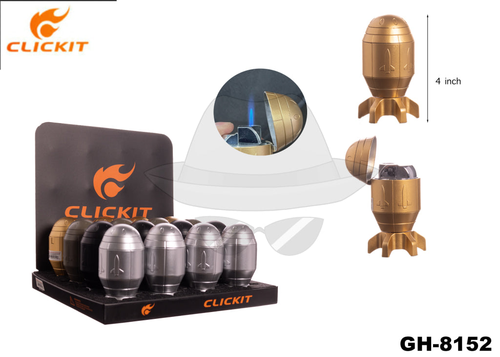 Gh-8152 Clickit Torch Display(16Ct) Lighter