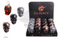 Gh-9067 Skull Design Clickit Lighter-16Ct Lighter