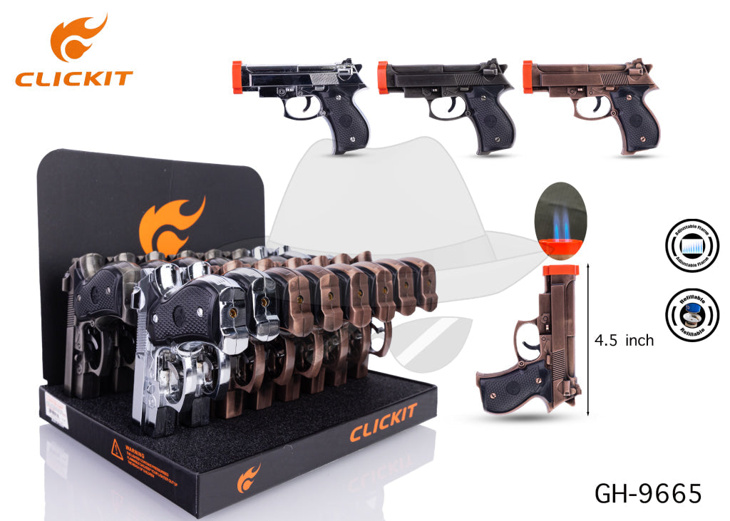 GH-9665 Clickit Lighter -16pcs Lighter