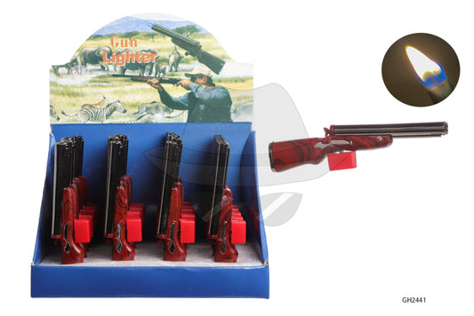 Gh2441 Double Barrel Shotgun Flame20Ct Lighter