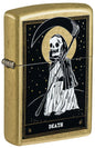 #062 Zippo Oil Lighter: Death Card Design