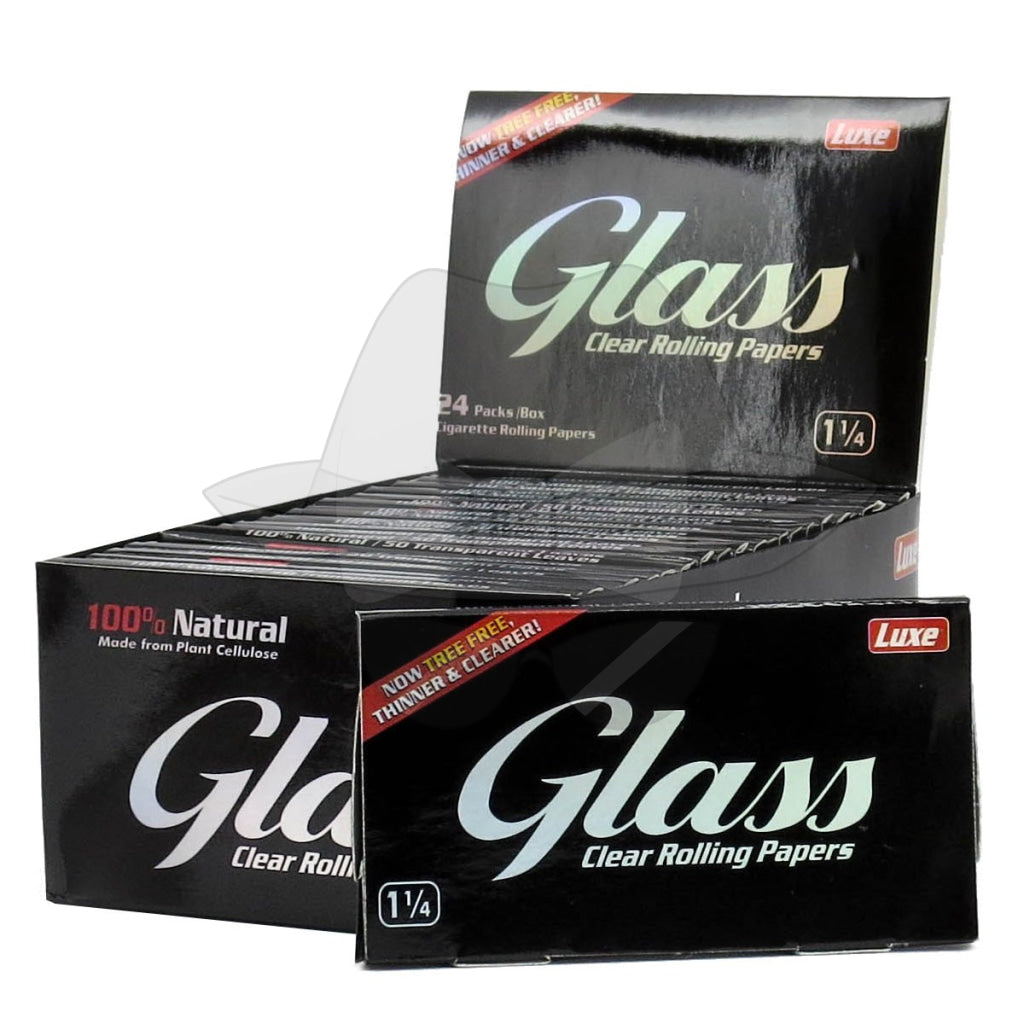 Glass Clear Rolling Paper 1.25 Size Papers