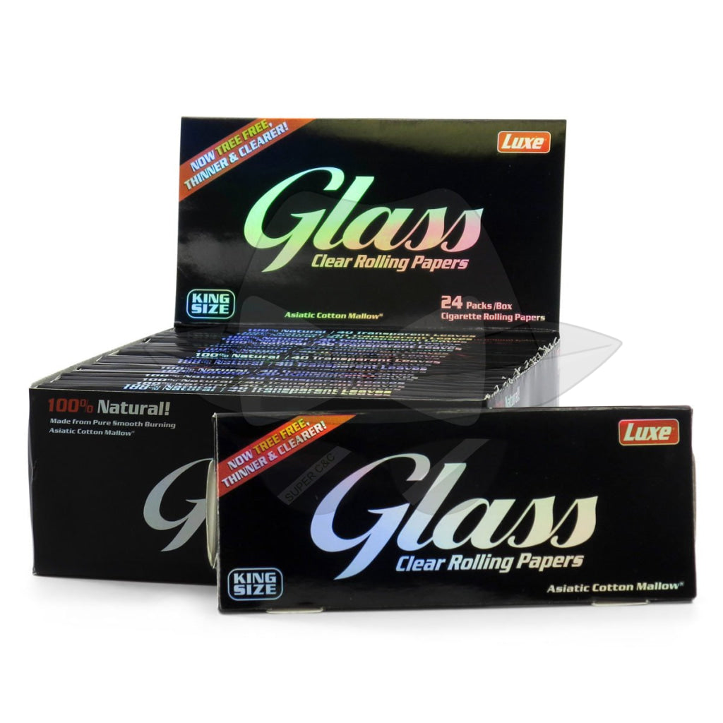Glass Clear Rolling Paper King Size Papers