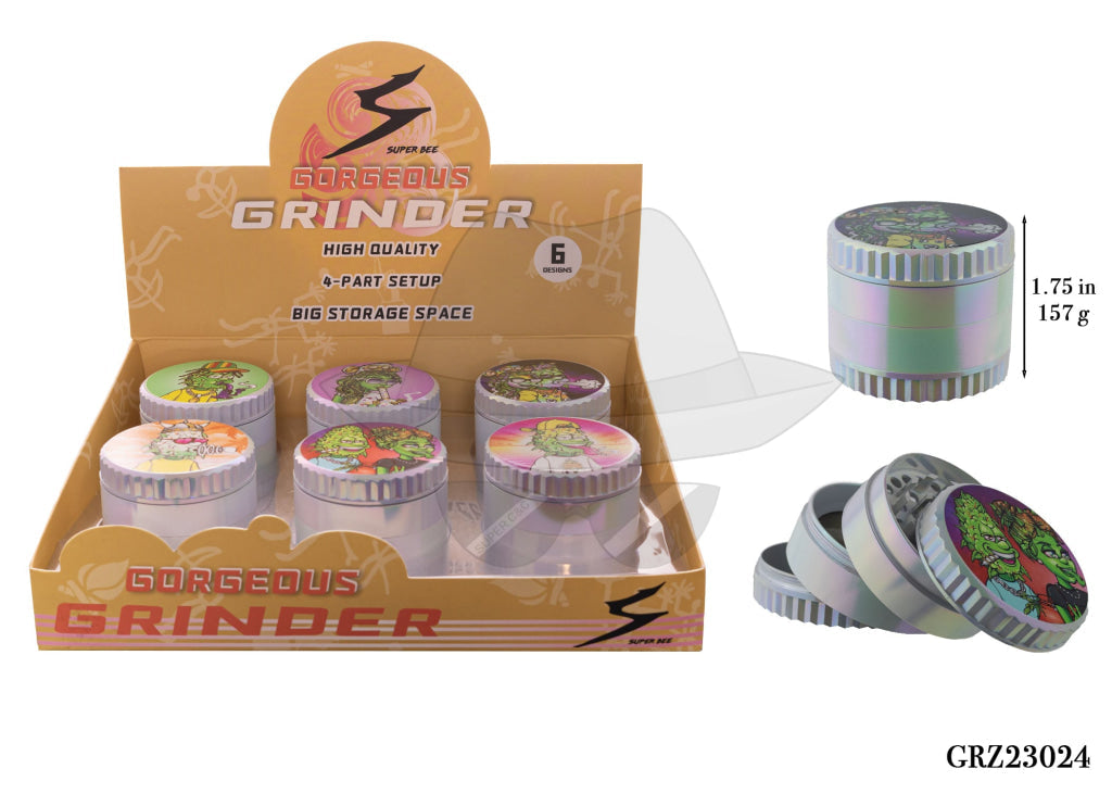Grz23024 4Part Grinder - 6Ct