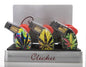 Gt016B Clickit Leaf Torch Display Of15Pc Lighter