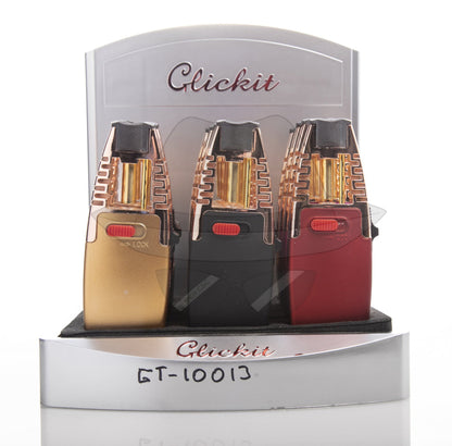 Gt013 Clickit Torch Display Of 15Pc Lighter