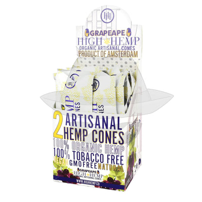High Hem Cones 2Pk - Original 15Ct Grapeape Rolling Papers