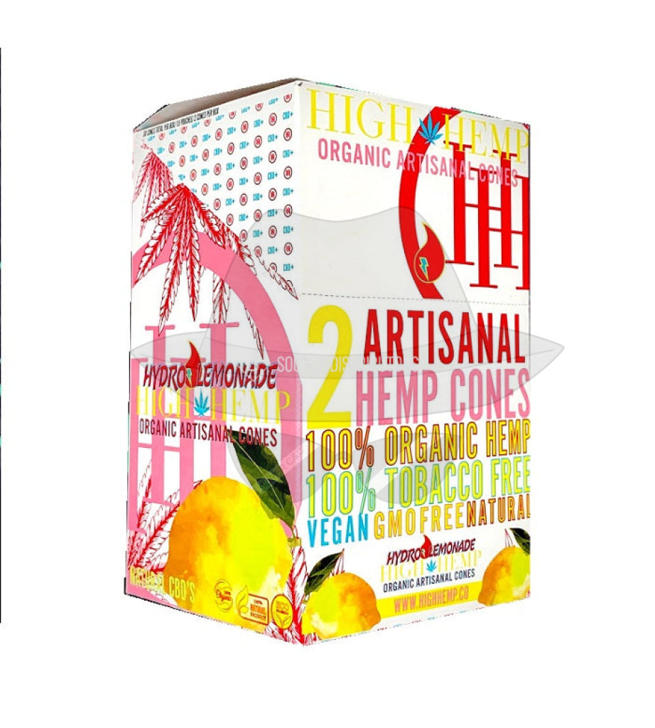 High Hem Cones 2Pk - Original 15Ct Hydro Lemonade Rolling Papers