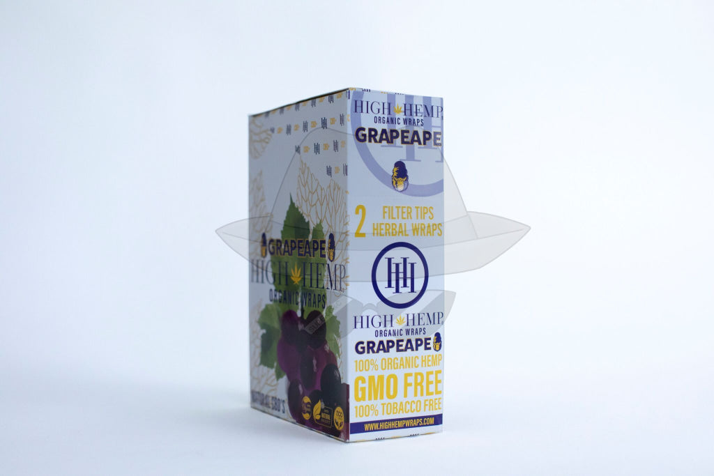 High Hem Organic Wraps Grape Rolling Papers