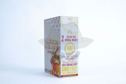 High Hem Organic Wraps Honey Rolling Papers
