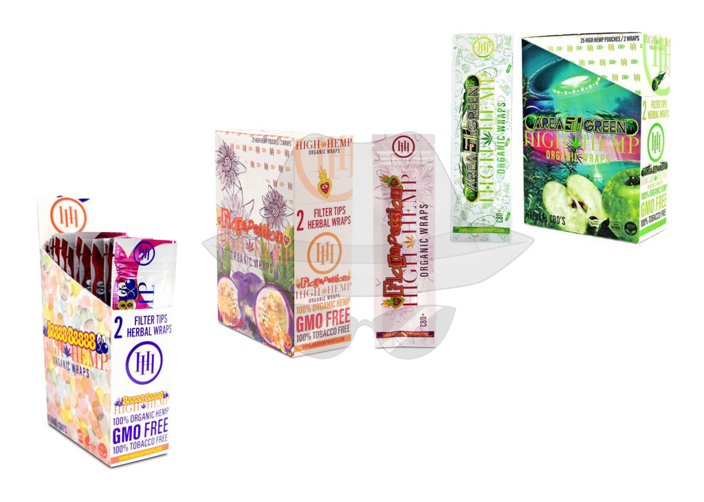 High Hem Organic Wraps Rolling Papers