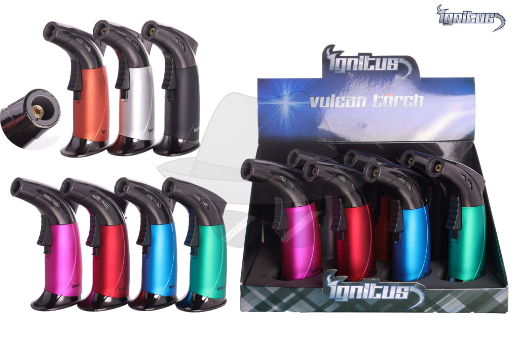 Ignitus Vulcan Rubberized Torch -7Ct Lighter