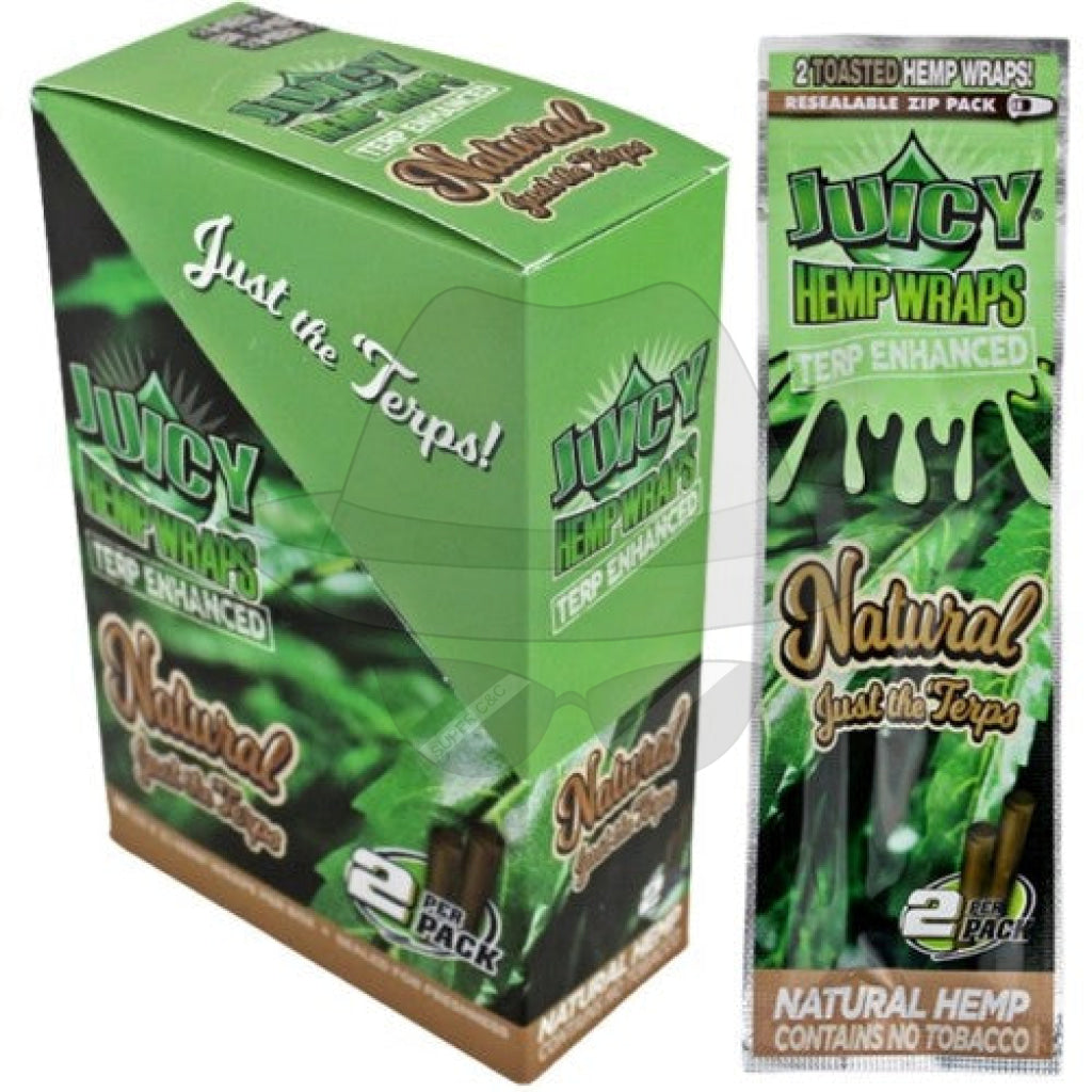 Juicy Hem Wraps Natural Rolling Papers