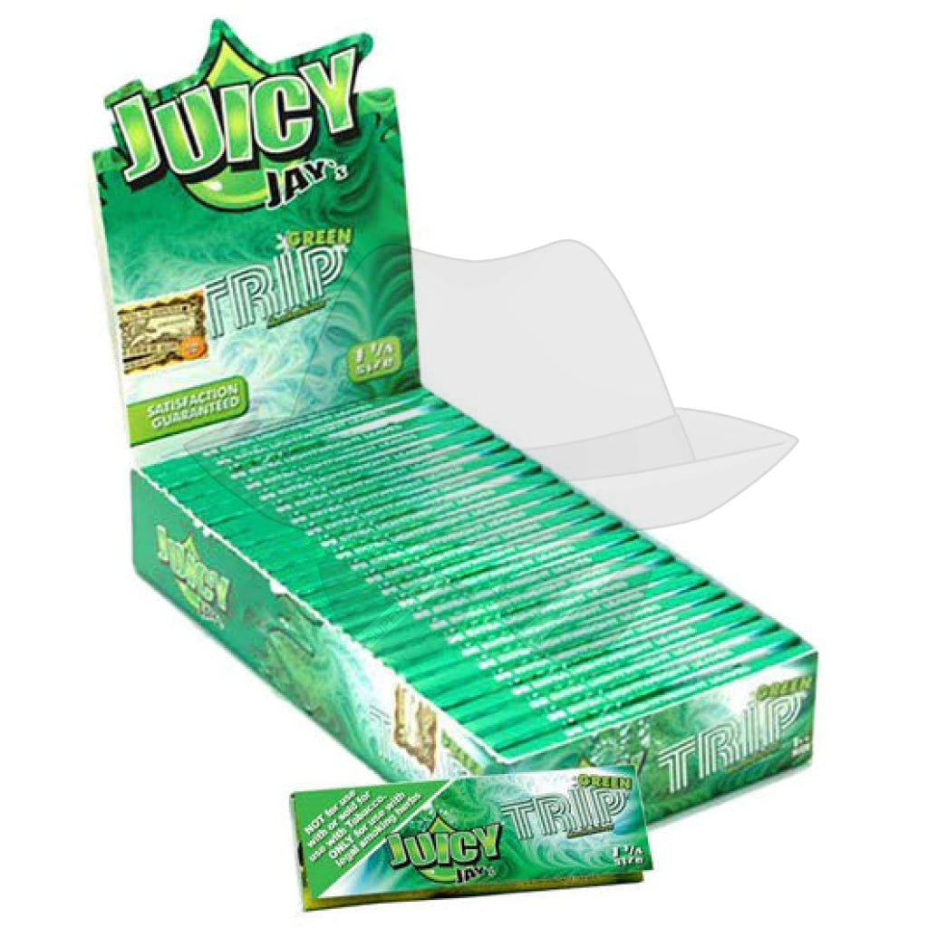Juicy Jays 1.25 Rolling Papers Green Trip