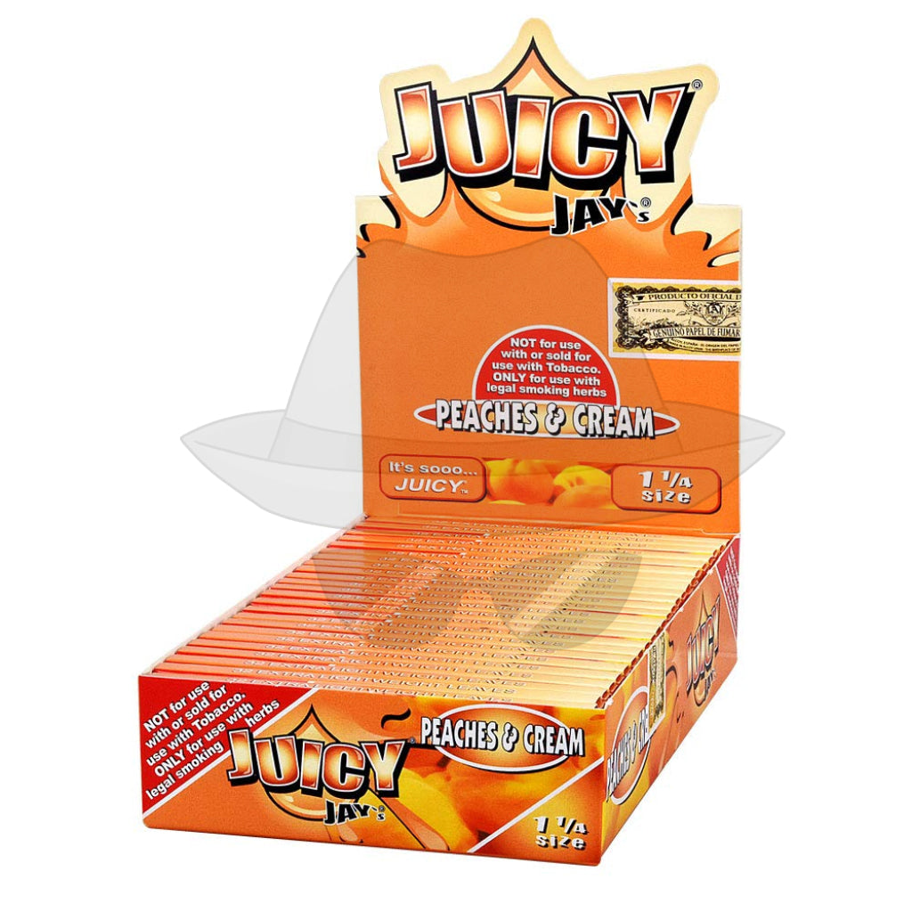 Juicy Jays 1.25 Rolling Papers Peaches&cream