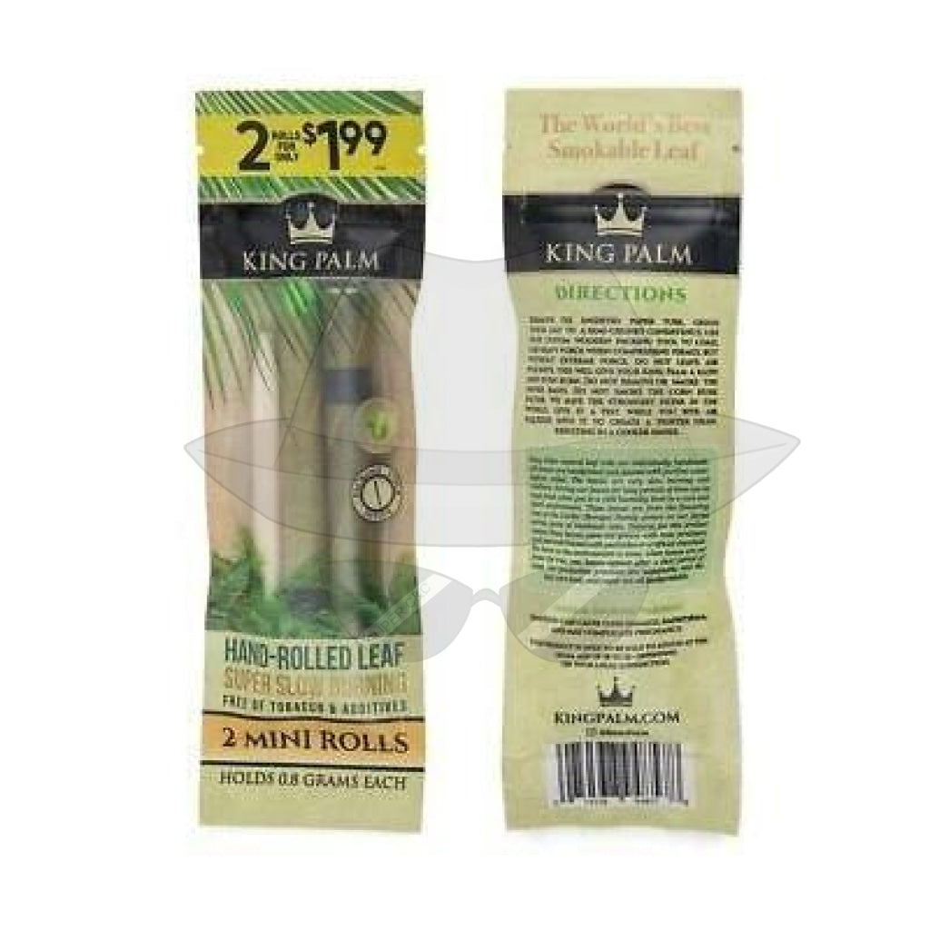 King Palm 2 Mini / Slim Rolls- 20Pk Display Rolling Papers