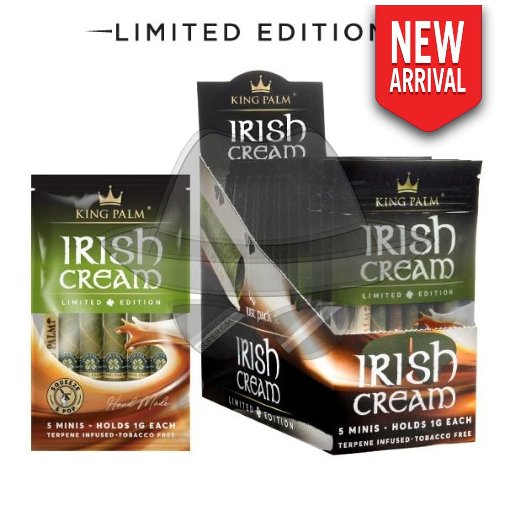 King Palm 5 Minis / 15 Per Box Irish Cream Rolling Papers