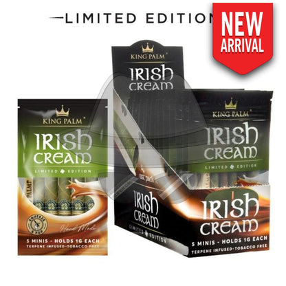 King Palm 5 Minis / 15 Per Box Irish Cream Rolling Papers