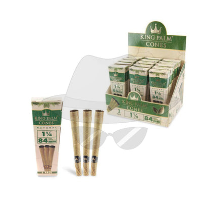 King Palm Cones 84Mm/70Mm -15Ct Rolling Papers