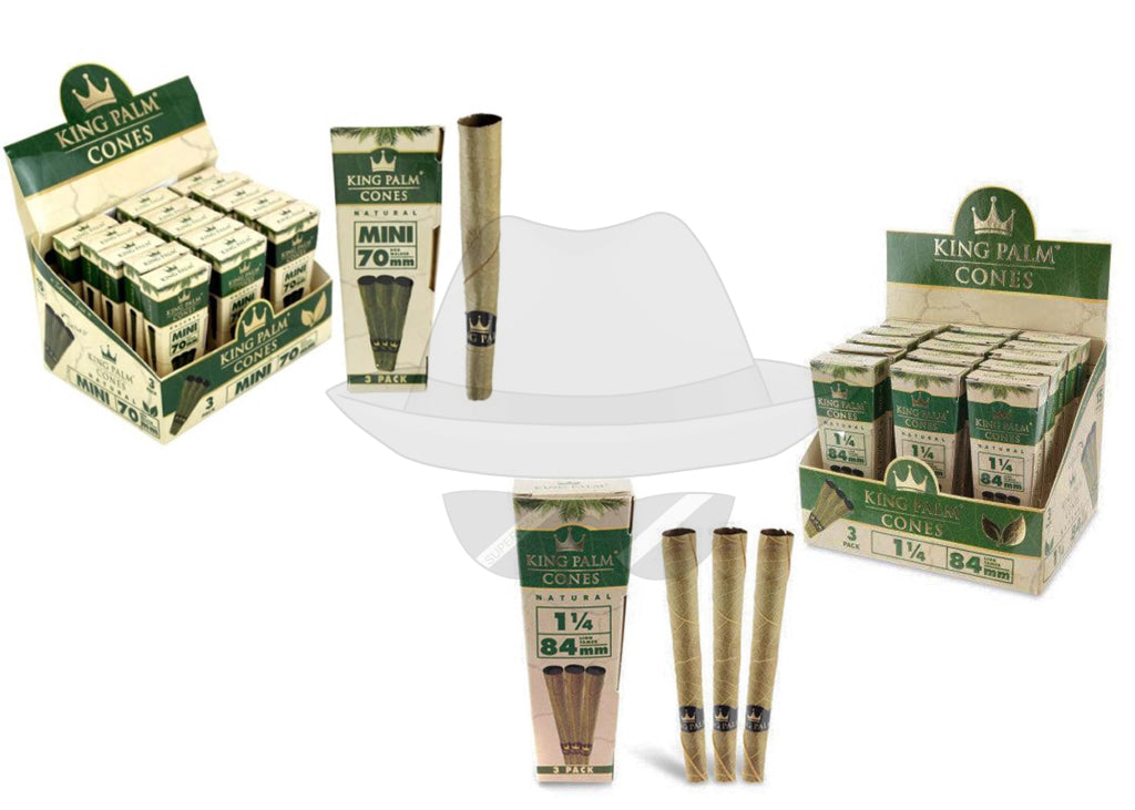 King Palm Cones 84Mm/70Mm -15Ct Rolling Papers