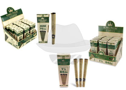 King Palm Cones 84Mm/70Mm -15Ct Rolling Papers