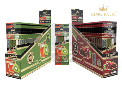 King Palm Dual Pack Of 2 Size-20Pack Rolling Papers