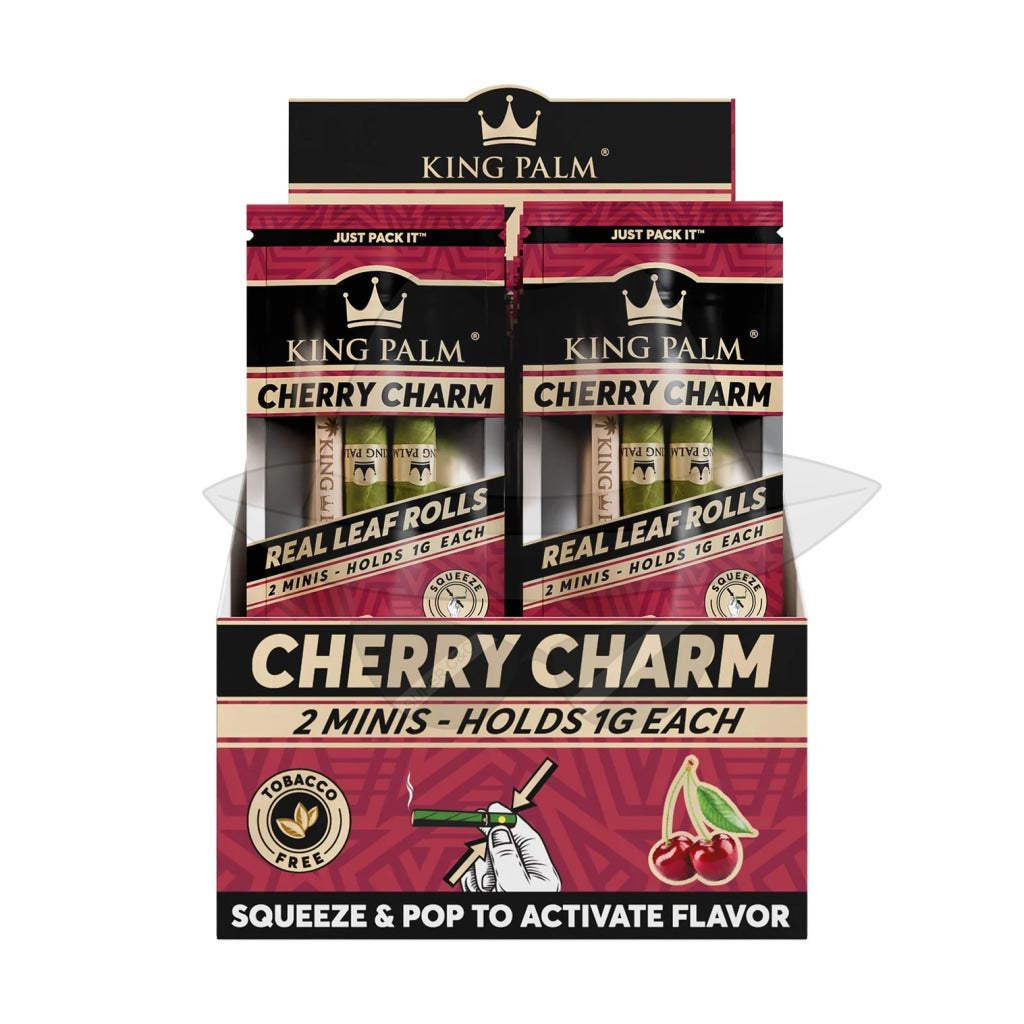 King Palm® 2 Minis Assorted Flavored Pre-Rolled Cones (20 Pack) Rolling Papers