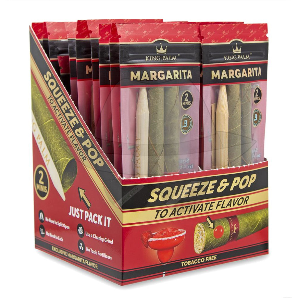 King Palm® 2 Minis Assorted Flavored Pre-Rolled Cones (20 Pack) Mango Og Rolling Papers