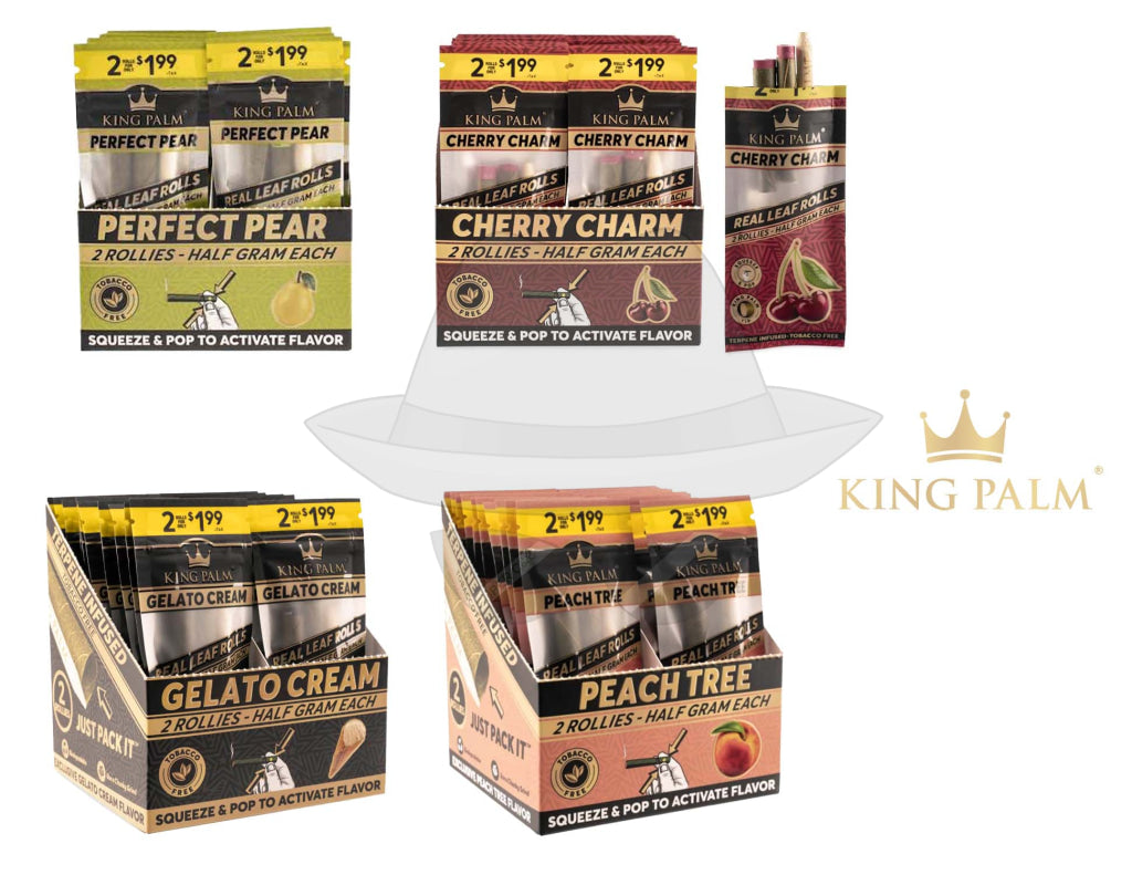 King Palm Wraps - 2 Rollie Rolls (20Ct) Rolling Papers