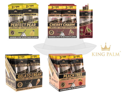 King Palm Wraps - 2 Rollie Rolls (20Ct) Rolling Papers