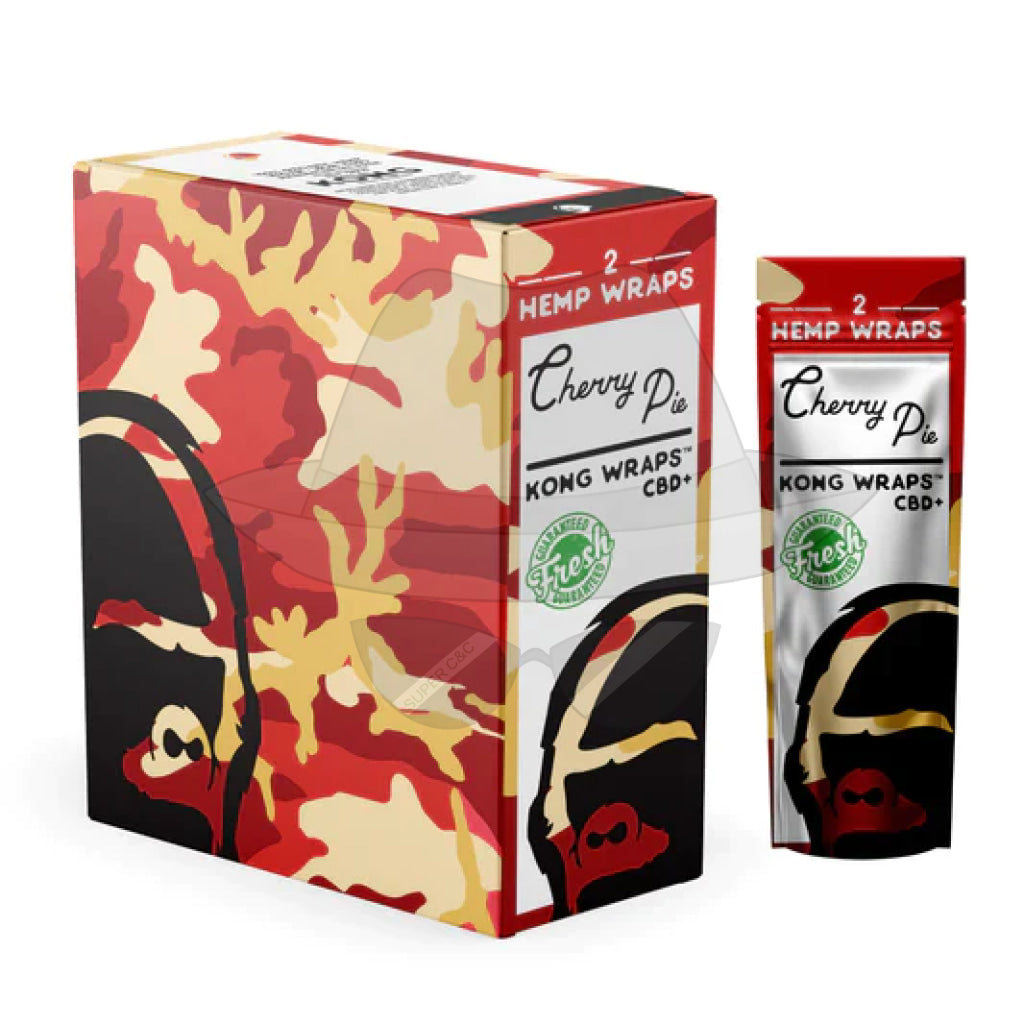 Kong Wraps 2Pk Blunt 25Ct Display ( Cherry Pie Rolling Papers