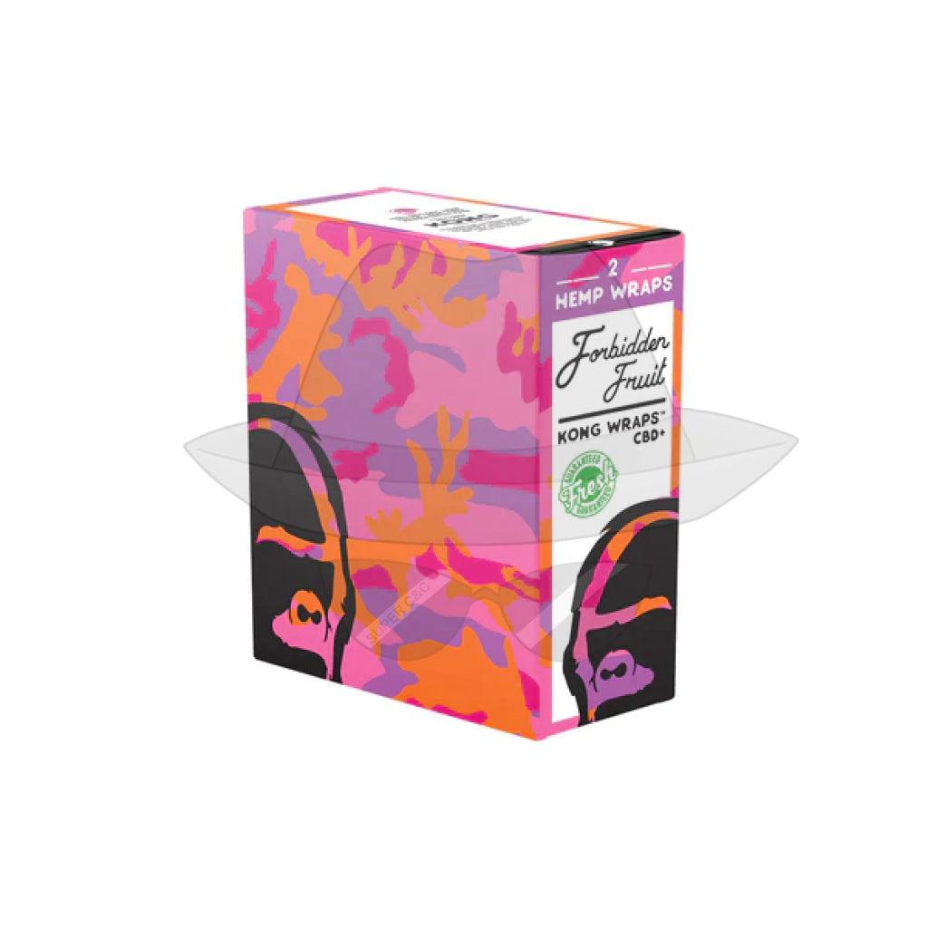 Kong Wraps 2Pk Blunt 25Ct Display ( Forbidden Fruit Rolling Papers