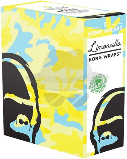 Kong Wraps 2Pk Blunt 25Ct Display ( Limoncello Rolling Papers