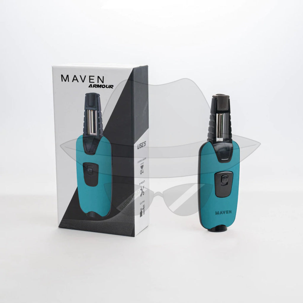 Maven Armour | Premium Straight Angle Torch Lighter Midnight Green