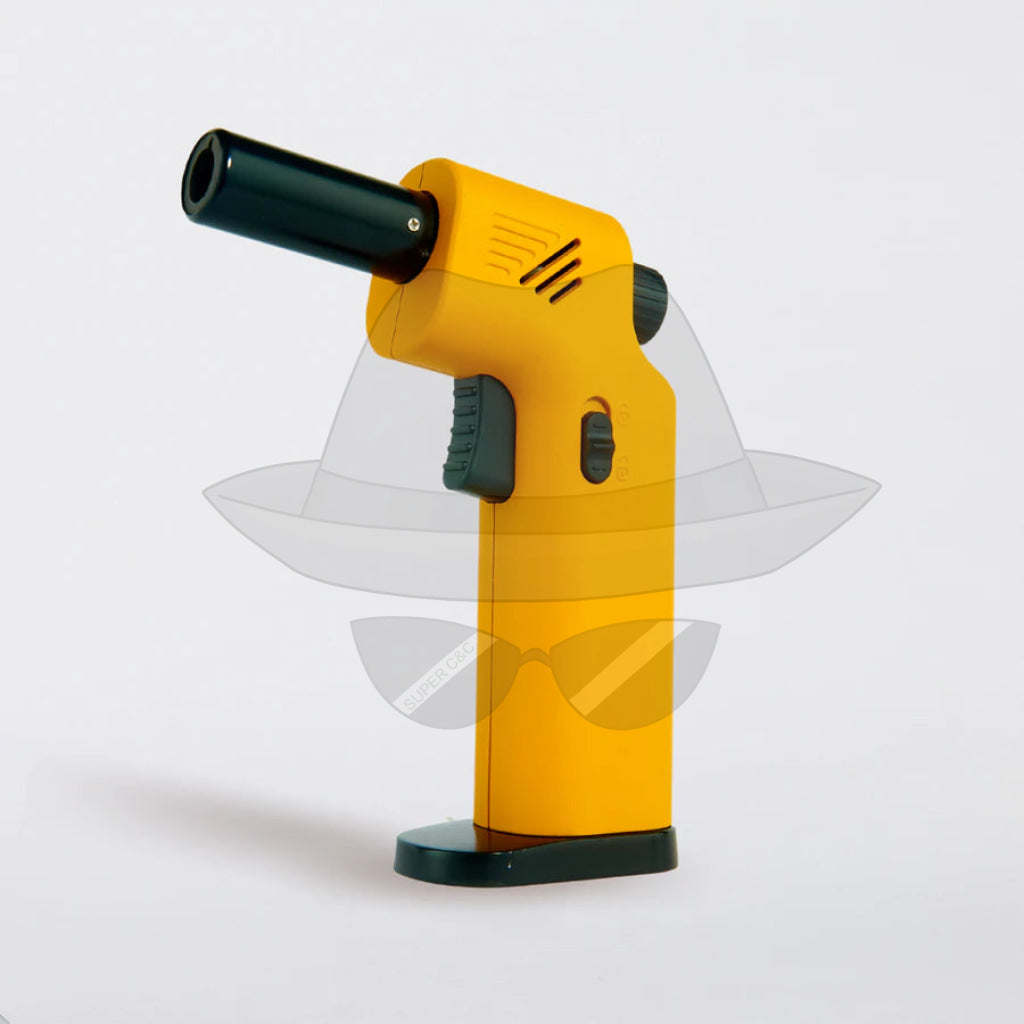 Maven Cyclone | Premium Handheld Angled Table Torch Lighter Yellow
