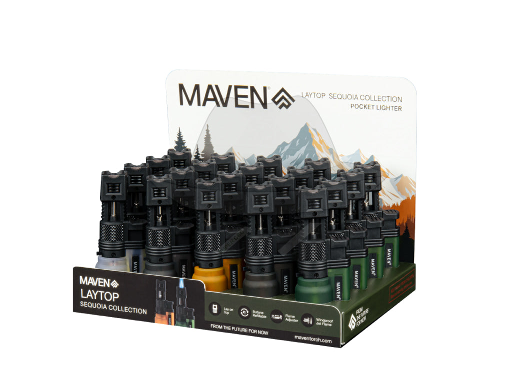 Maven Layton Sequoia Torch Lighter Display -20ct Lighter