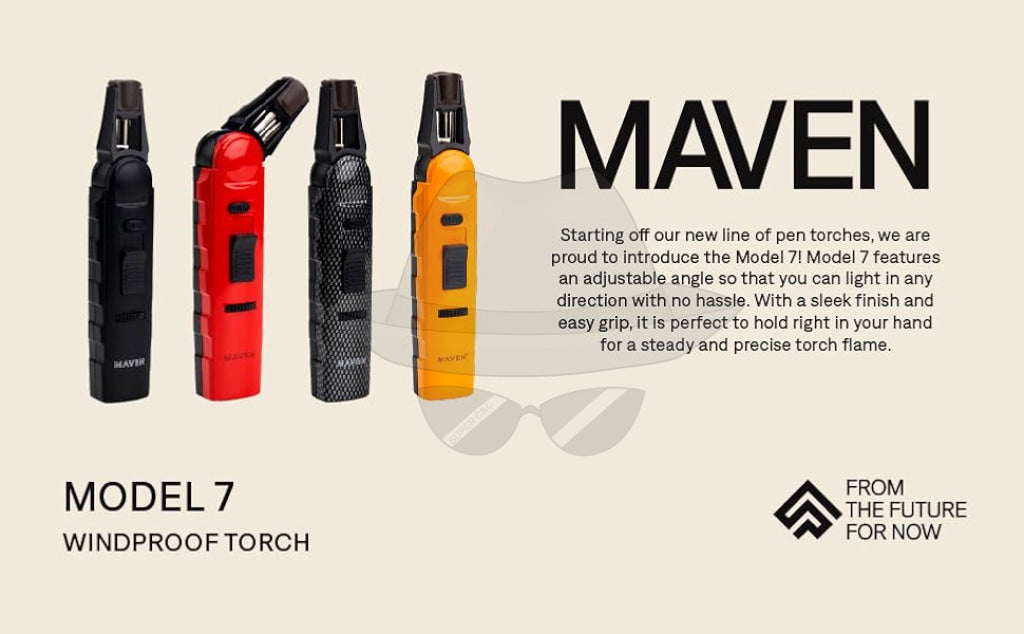 Maven Model 7 Torch Lighter 9Ct
