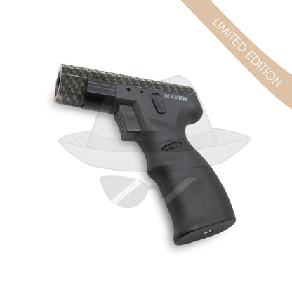 Maven Model K | Handheld Angled Single Jet Torch Lighter Carbon Fiber