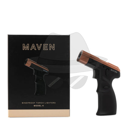 Maven Model K | Handheld Angled Single Jet Torch Lighter Copper/black