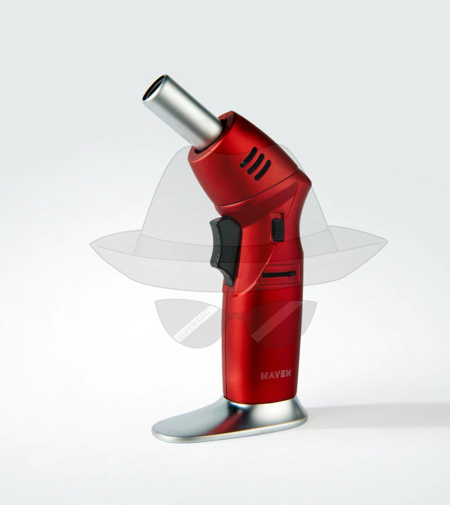 Maven Model T Windproof Torch Lighters Red Lighter
