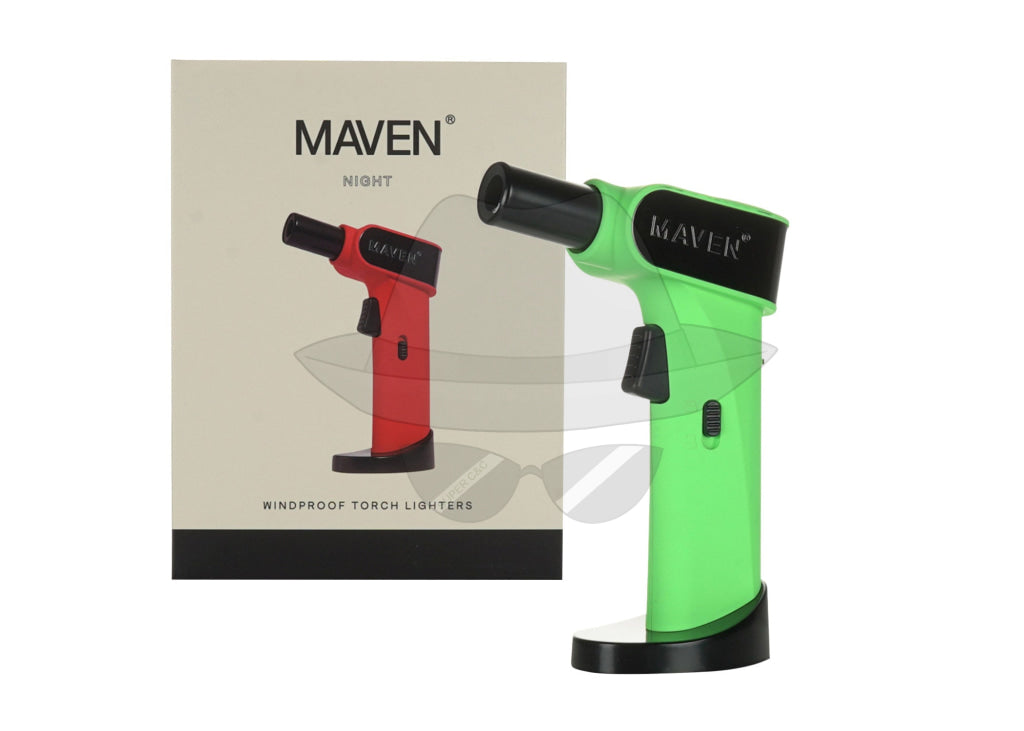 Maven Night Torch Lighter Neon Green Lighter